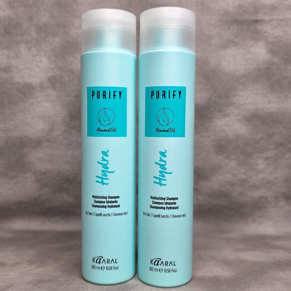 (X2) Kaaral Purify Hydra Moisturizing Shampoo 10.58 fl oz for Dry Hair
